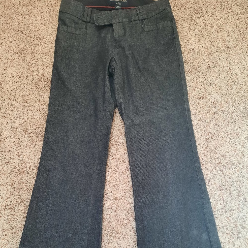 Banana Republic soft black denim pants